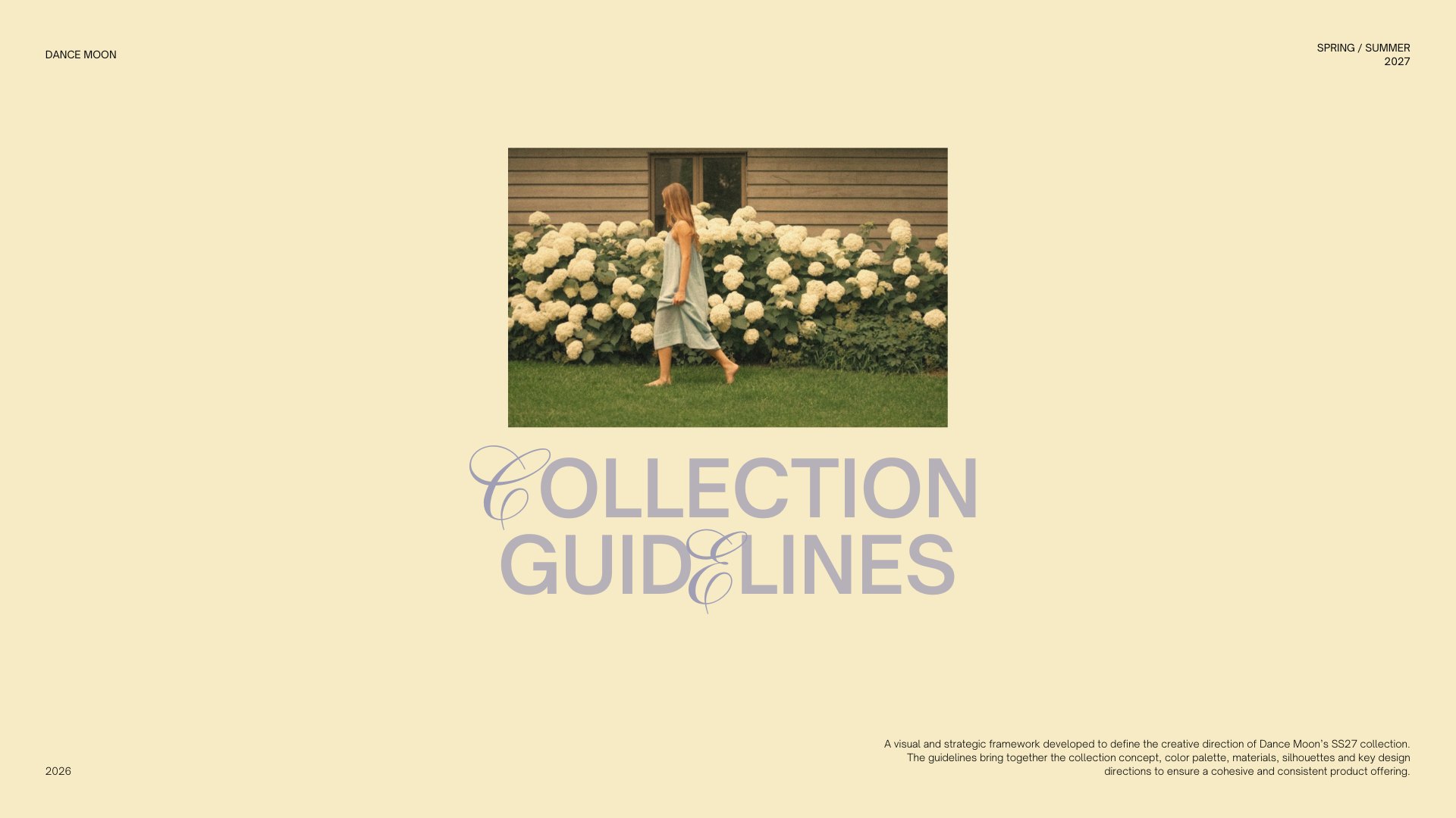 Cover · Collection guidelines SS27