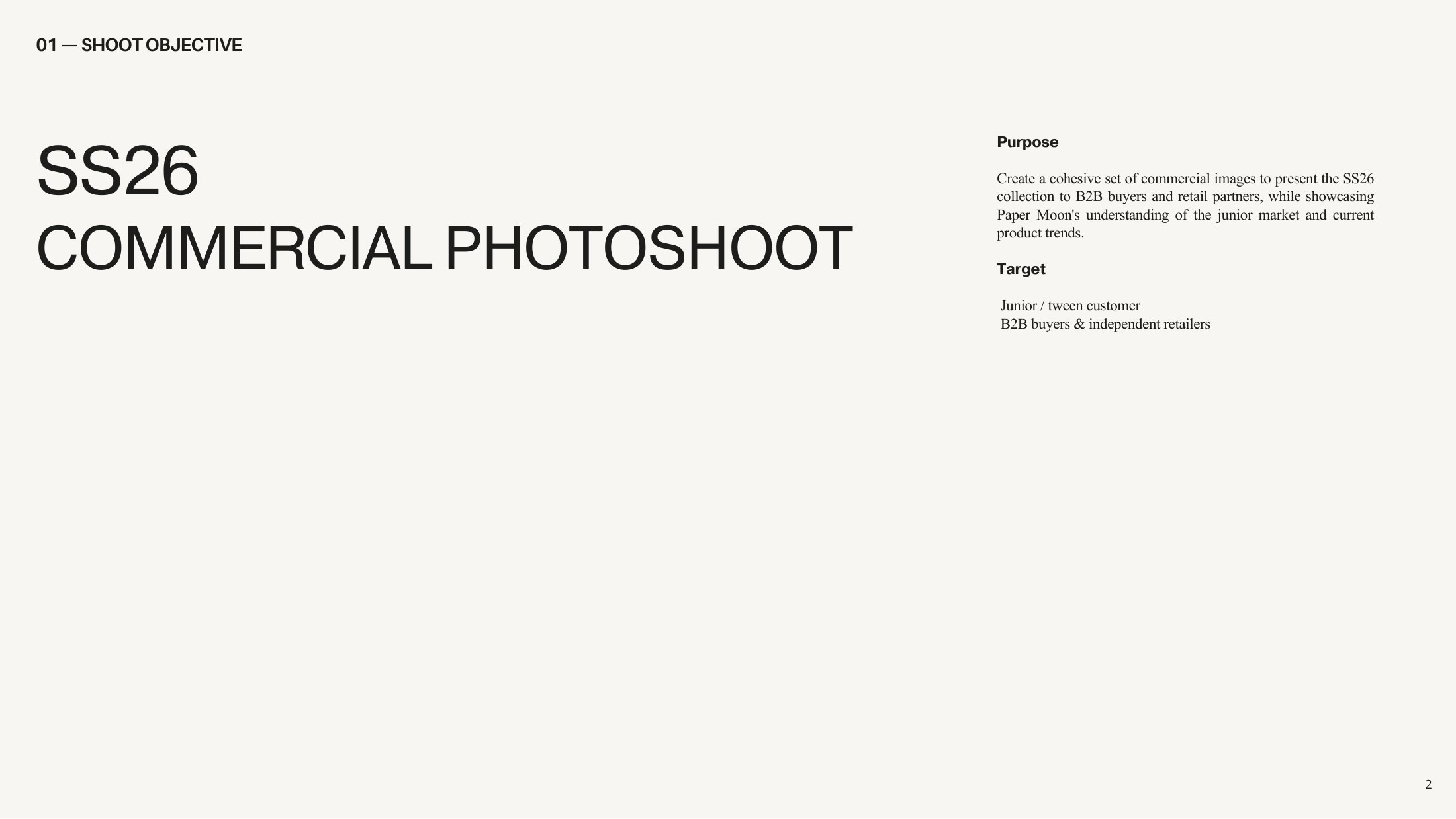 01 · Shoot objective