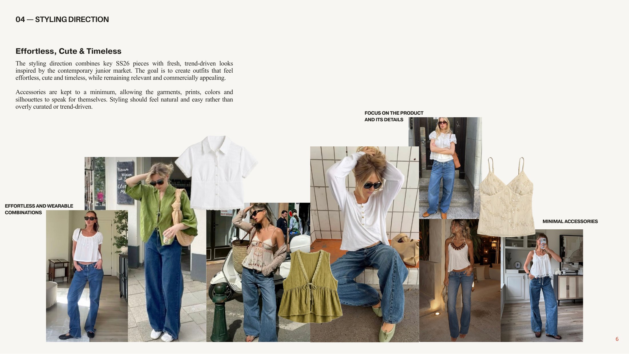 04 · Styling direction, looks